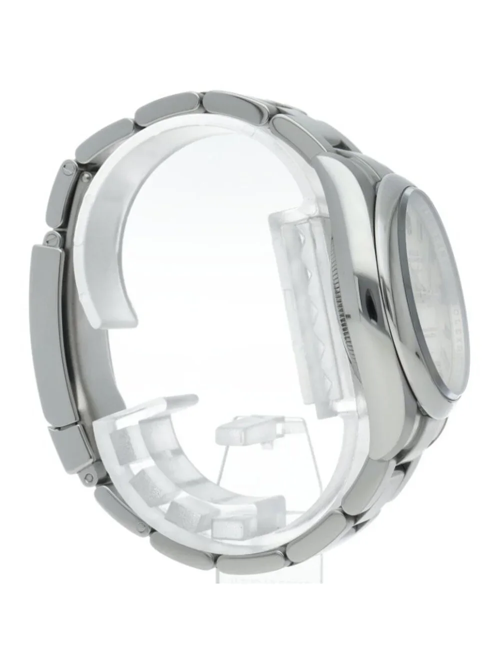 Rolex Air King Watch Box SS Silver Polished